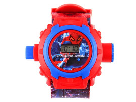 Generic Digital 24 Images Spiderman Projector Watch for Kids